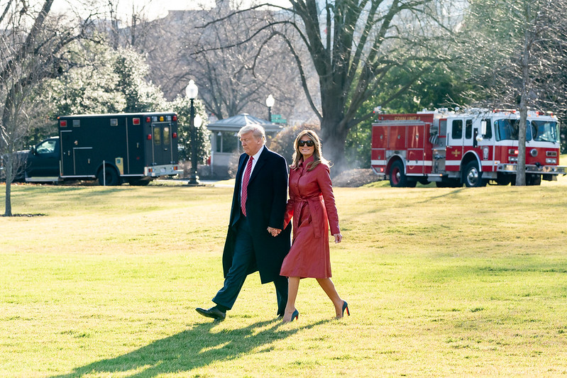 Donald y Melania Trump. Foto: Flickr / The White House