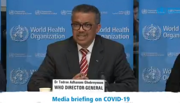 Director general de la Organización Mundial de la Salud (OMS), Tedros Adhanom Ghebreyesus.