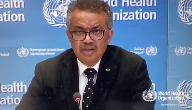 Director general de la Organización Mundial de la Salud (OMS), Tedros Adhanom.