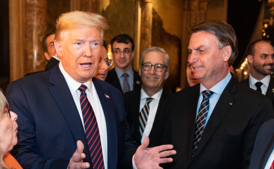 Trump conversa con Bolsonaro en Washington en 2019. Foto: Flickr / The White House