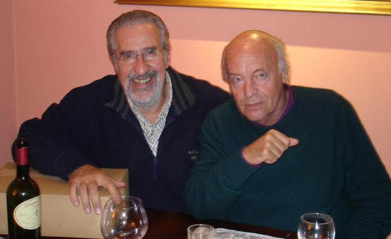 Atilio Borón y Eduardo Galeano. Foto: rebelion.org