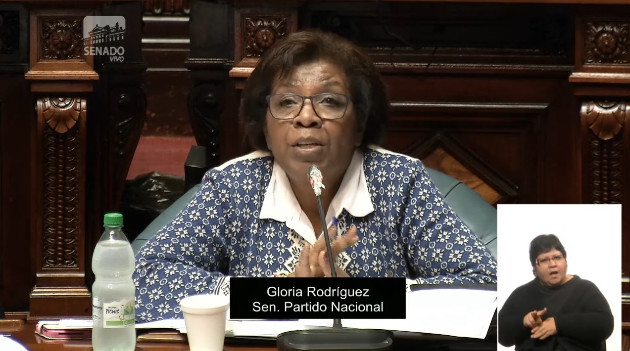 Senadora nacionalista Gloria Rodríguez
