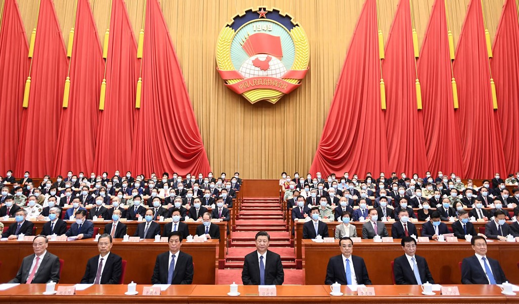En el centro, Xi Jinping, presidente de China. Foto: Gobierno de China