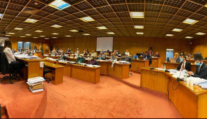 Comisión Especial del Senado analiza proyecto de Ley de Urgente Consideración. Foto: Twitter.