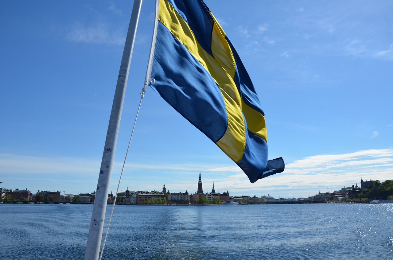 Bandera de Suecia. Foto: Pixabay