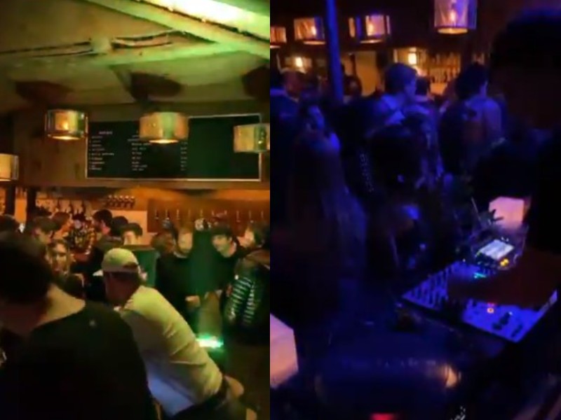 Capturas de pantalla de la fiesta realizada en Punta del Este