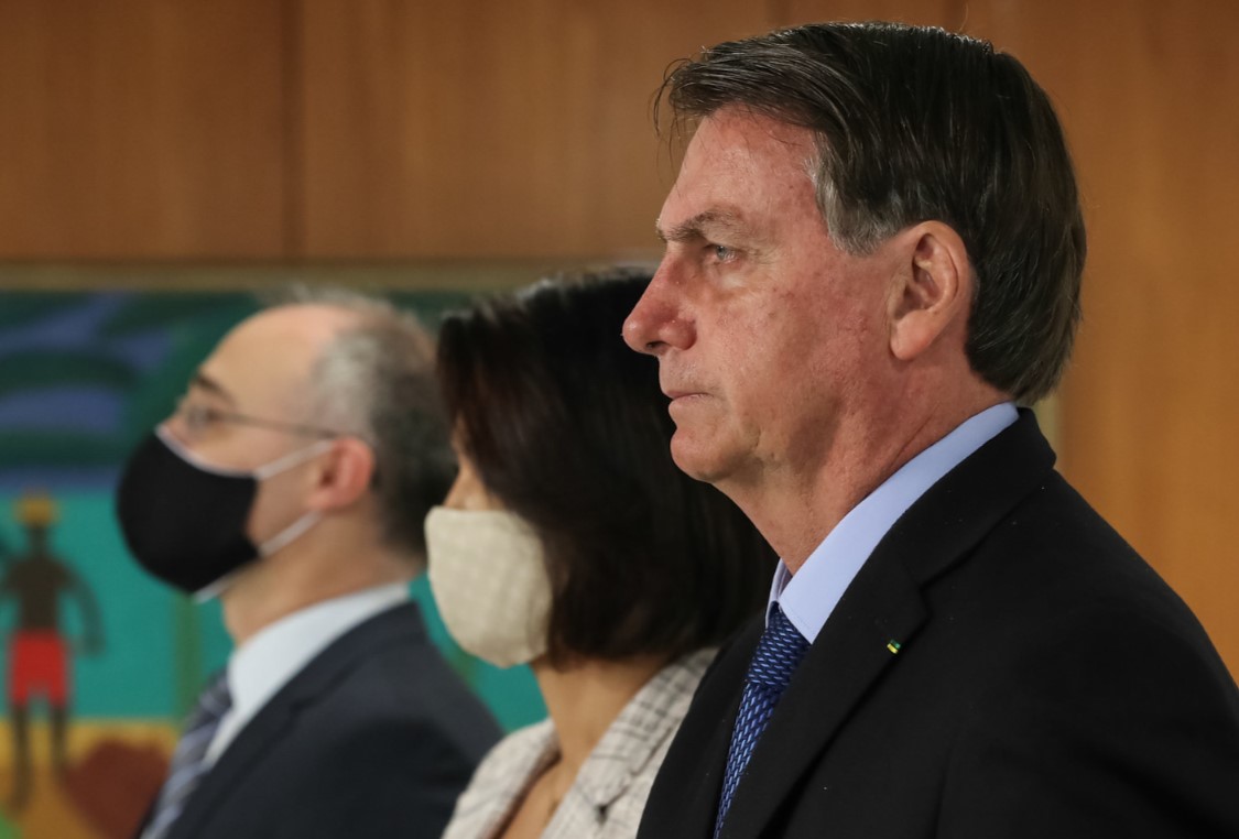 Jair Bolsonaro hace semanas que no usa tapabocas en público. Foto: Flickr / Palacio de Planalto