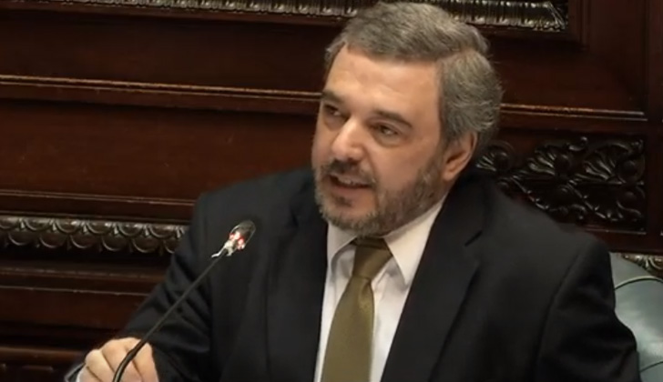 Senador del Frente Amplio, Mario Bergara.