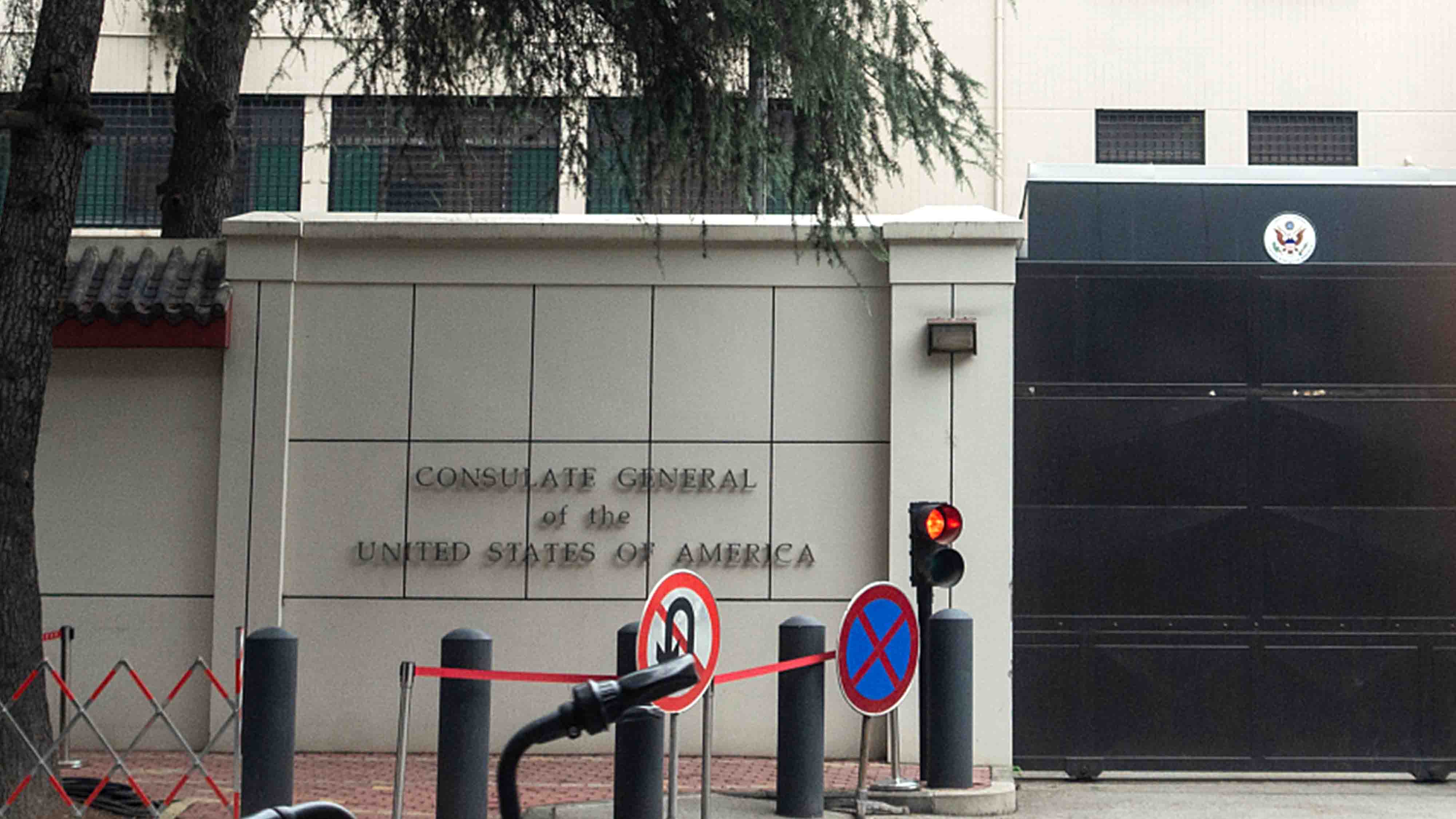 Consulado de Estados Unidos en Chengdu. Foto cortesía de CGTN