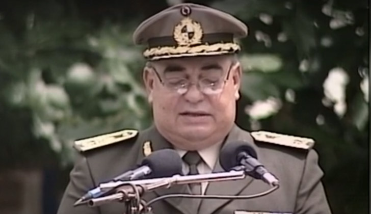 Ex comandante del Ejército Carlos Díaz. 