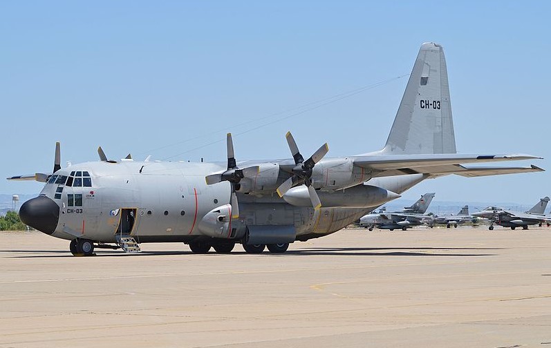 Avión Lockheed C-130H Hercules. Foto: Wikimedia Commons 