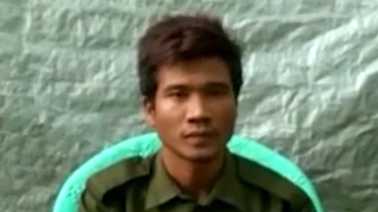 El soldado Zaw Naing Tun estuvo involucrado en ataques a 20 aldeas rohingyas