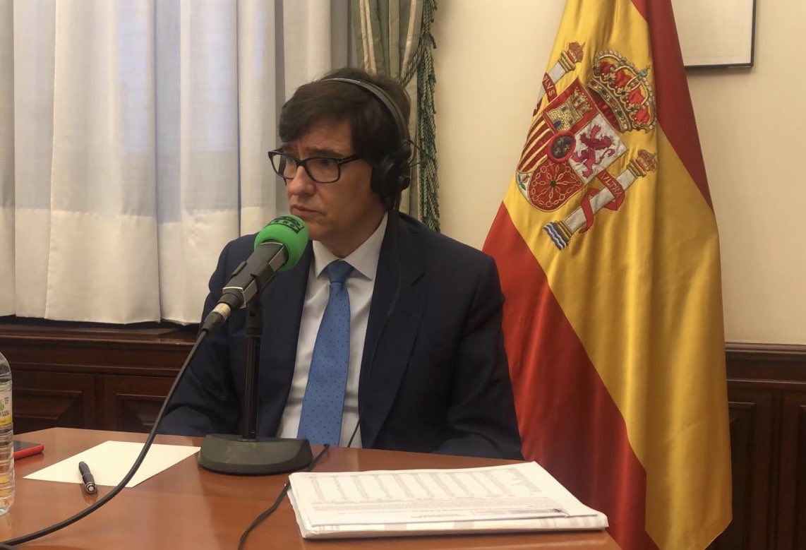 Salvador Illa, ministro de Sanidad de España. Foto: Twitter / Salvador Illa