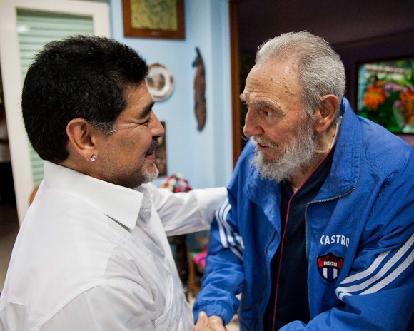 Fidel y Maradona. Foto: Cubadebate / Archivo
