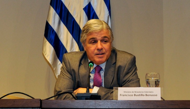 Ministro de Relaciones Exteriores, Francisco Bustillo. Foto: Presidencia de la República.