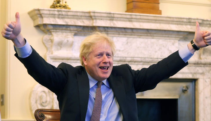 Primer ministro británico, Boris Johnson. Foto: Twitter.