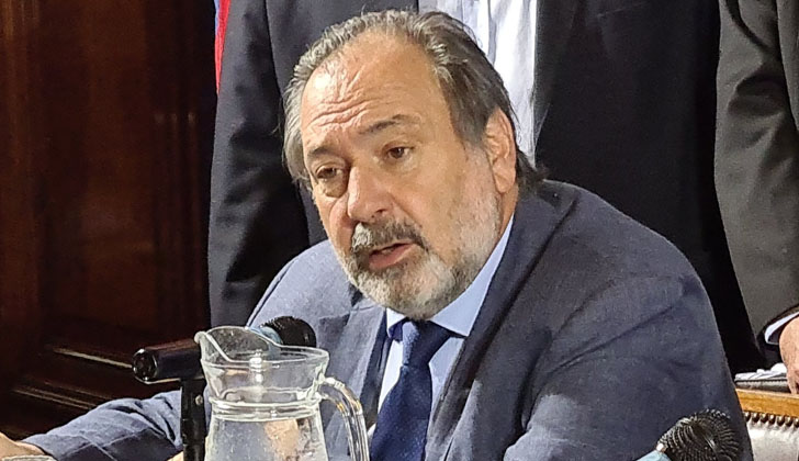 Jorge Gandini, senator for the National Party's Por la Patria. 