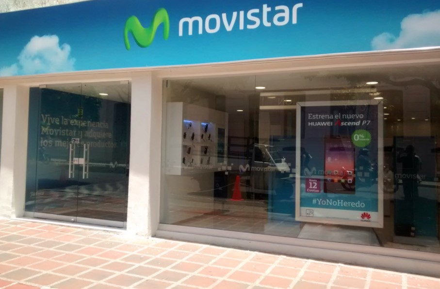 Una tienda de Movistar en Cúcuta, Colombia. Foto: Wikimedia Commons 