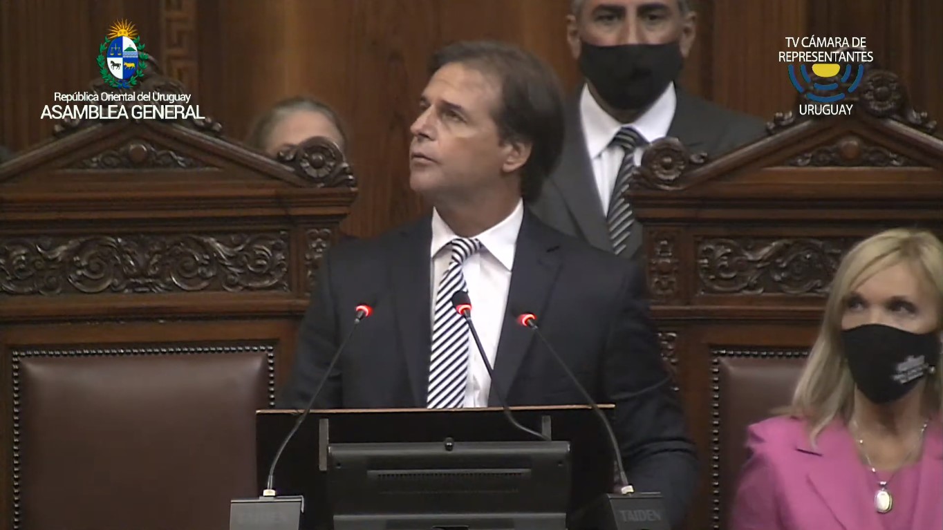 Foto: Captura de pantalla / Parlamento del Uruguay