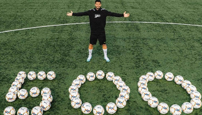 Suárez logró 500 goles oficiales. Foto: Luis Súarez/Twitter.
