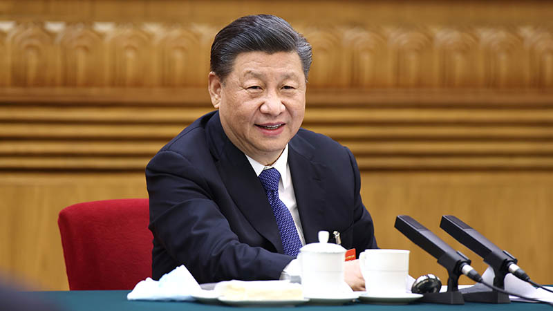 Xi Jinping, presidente de China. Foto: Xinhua / Ju Peng 