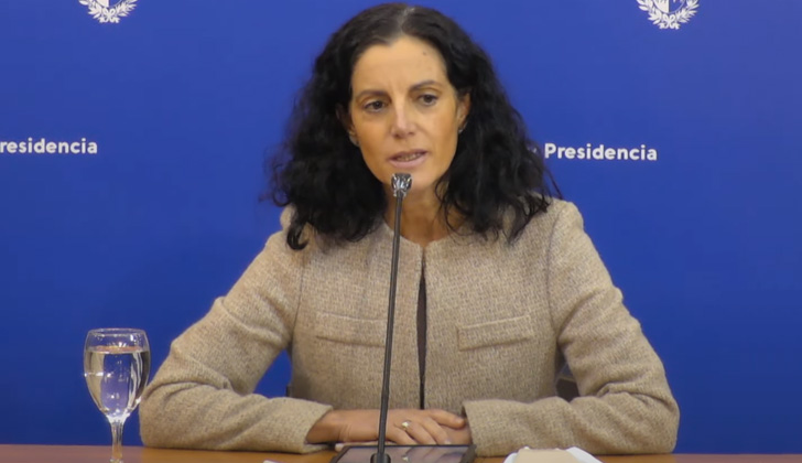 La ministra de Economía, Azucena Arbeleche, se refirió al contenido de la próxima Rendición de Cuentas.