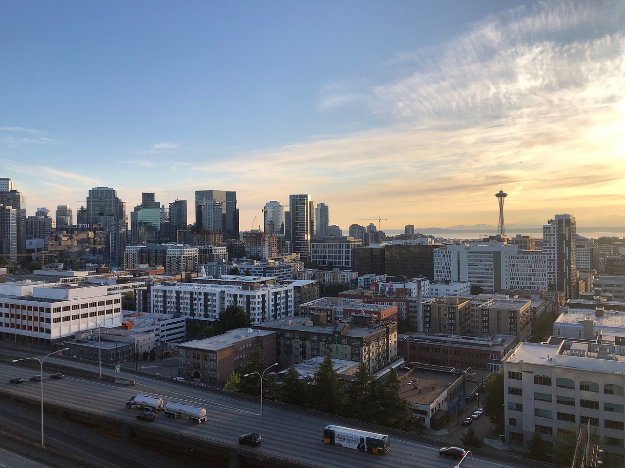 El centro de la ciudad de Seattle, en el estado de Washington. Foto: Pixabay