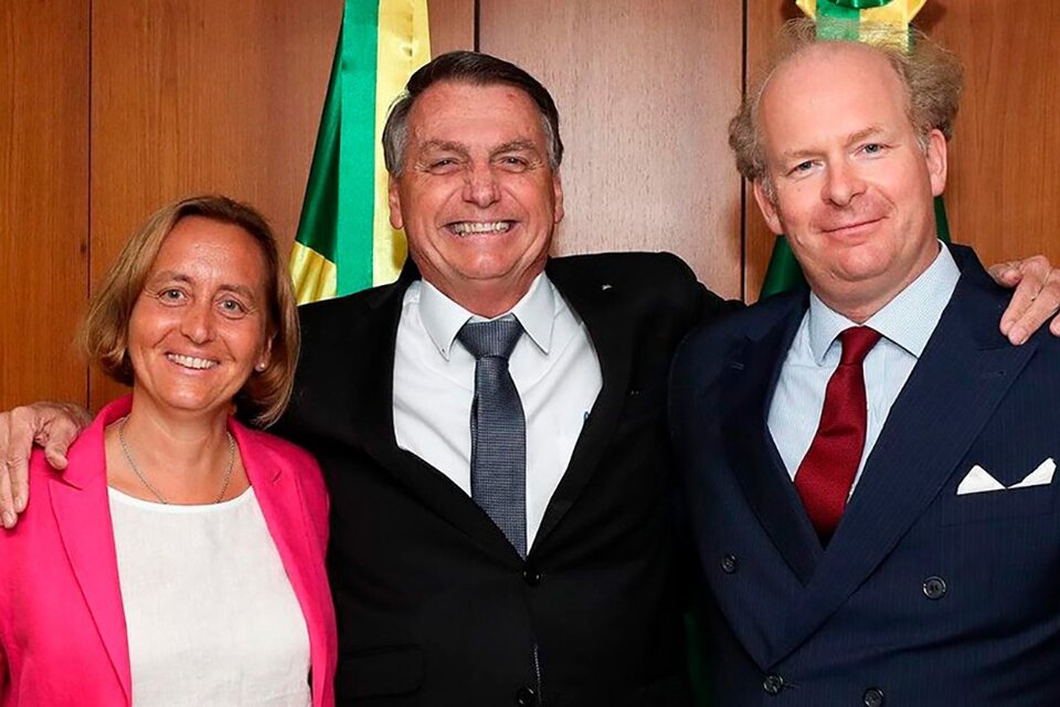 Beatrix von Storch en su visita a Jair Bolsonaro. Foto: Instagram / Beatrix von Storch
