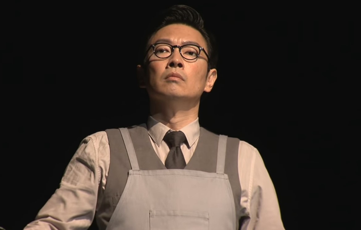 Kentaro Kobayashi en una de sus performances artísticas. 