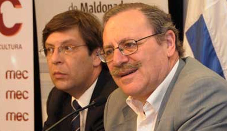 Javier Miranda y Ricardo Ehrlich. Foto: Presidencia/Archivo.