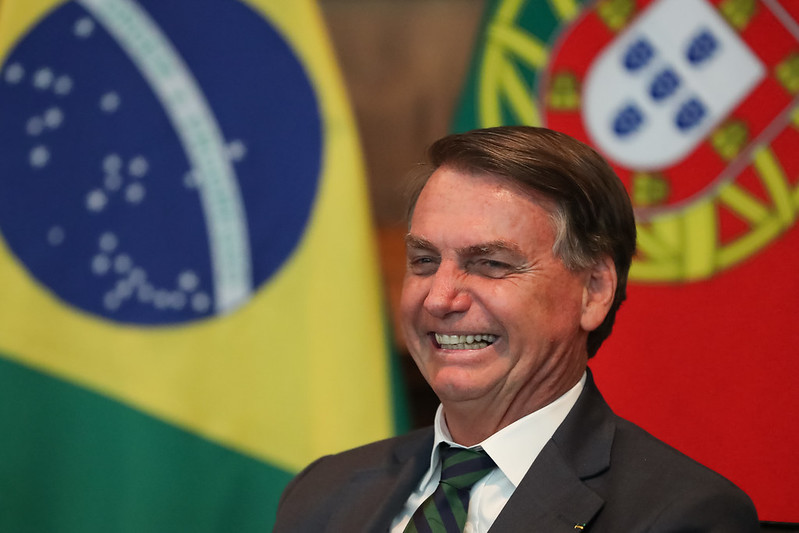 Bolsonaro recibió al presidente portugués Marcelo Rebelo de Sousa este 2 de agosto. Foto: Palacio de Planalto. 