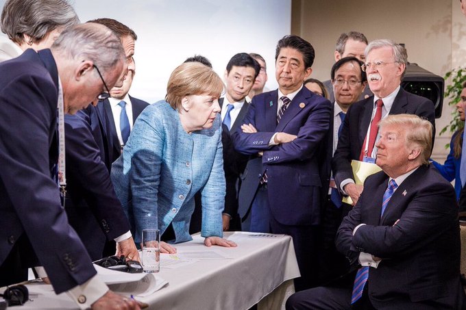 Fotografía de archivo difundida por el gobierno de Alemania de la última cumbre del G20 en que Donald Trump participó como presidente de Estados Unidos.