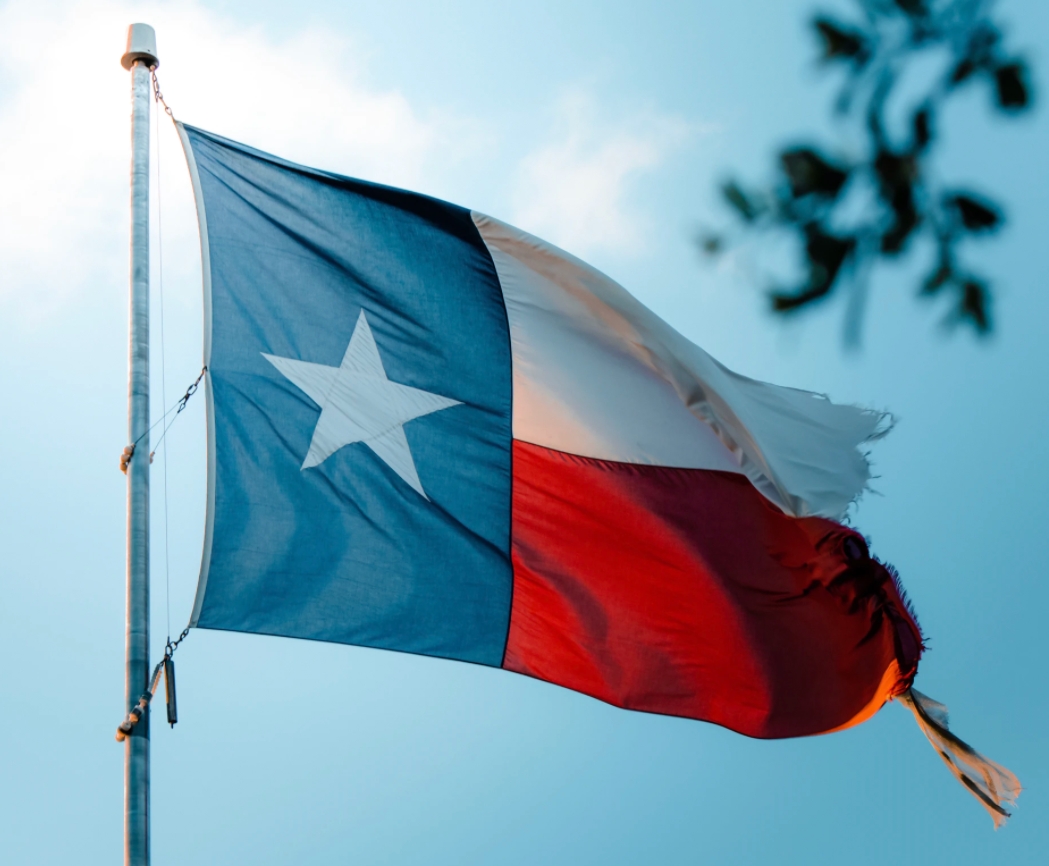 Bandera del estado de Texas. Foto: UNsphash