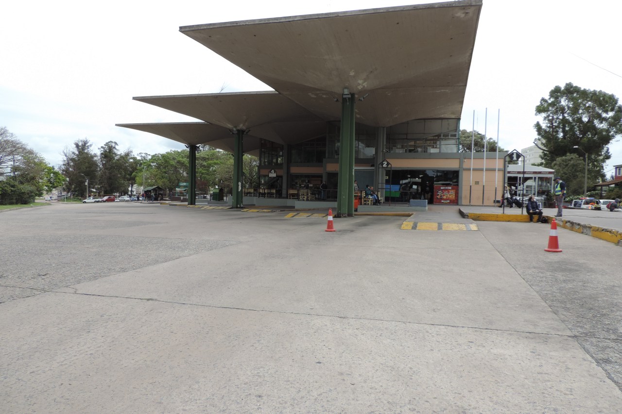 Terminal de ómnibus de Maldonado. Foto: Twitter / gmntra