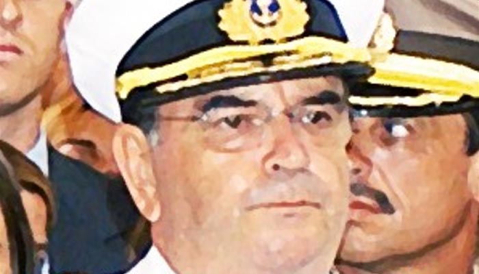 Tabaré Daners se desempeñó como comandante en jefe de la Armada entre 1/2/2004 al 1/2/2006. Foto. Archivo.