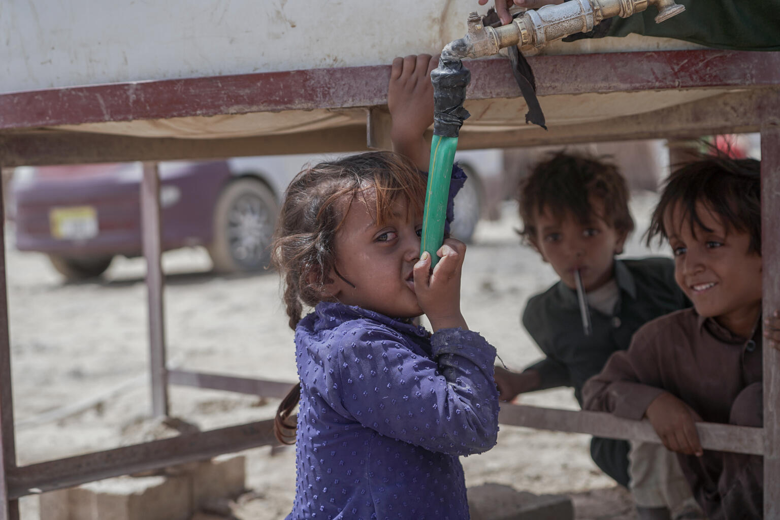 Niñas y niños se han visto afectados en todo Yemen por la guerra que empezó en 2014. Foto: UNICEF