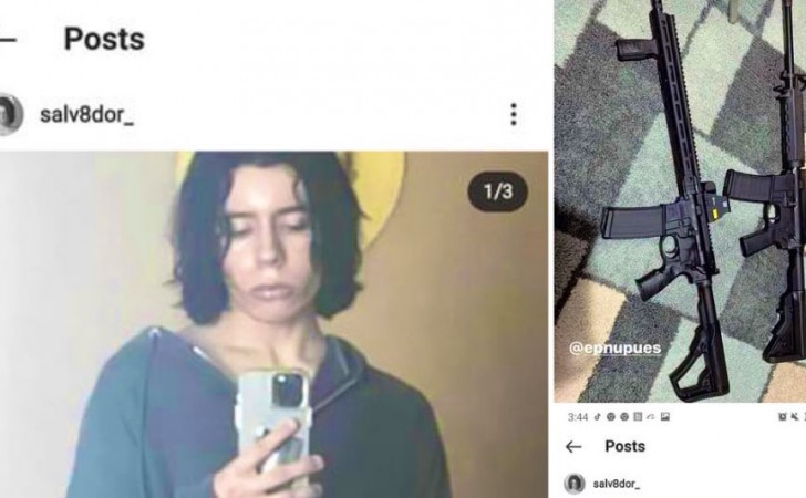 Salvador Romas es el atacante de Uvalde. Era usual que subiera fotografías de sus armas de fuego en Instagram. Foto: Instagram / Salv8dor_