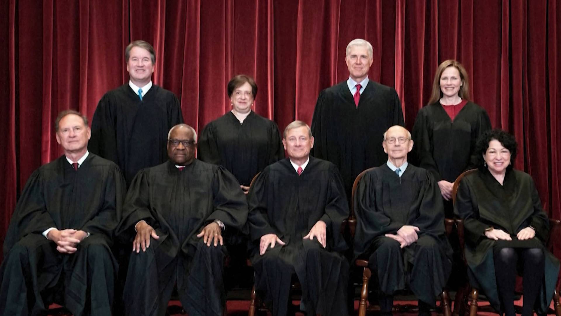 Actuales miembros de la Suprema Corte de los Estados Unidos