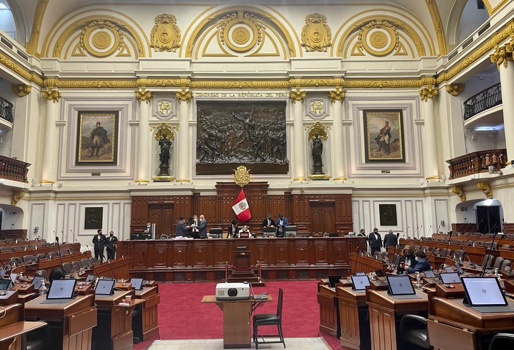 Foto: Twitter / Congreso del Perú
