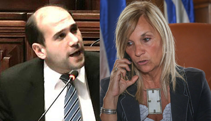 Minister Martín Lema and the Vice President of the Republic, Beatriz Argimón, faced each other over the suspension of 11,000 family allowances.