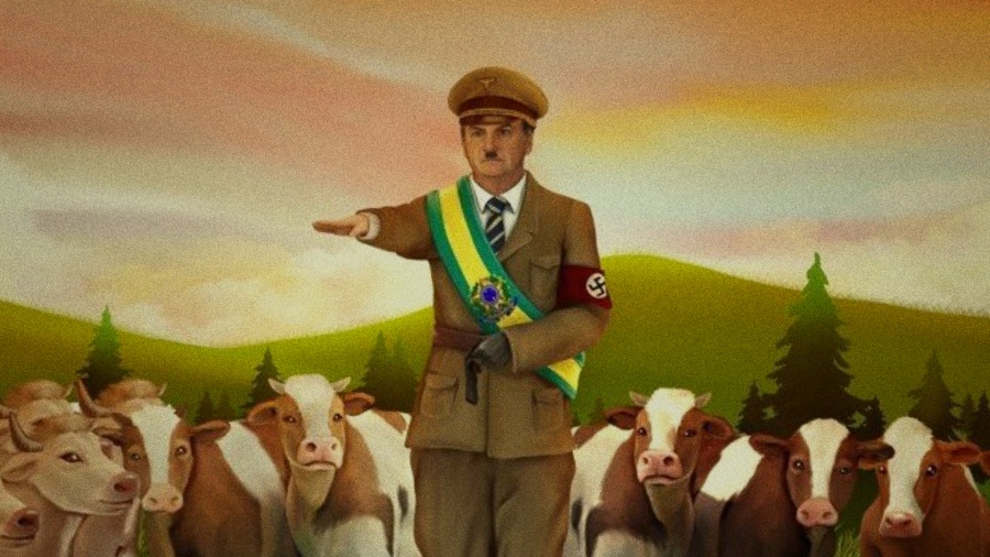 El "Führer" Bolsonaro sorprendió en la web oficial del presidente.