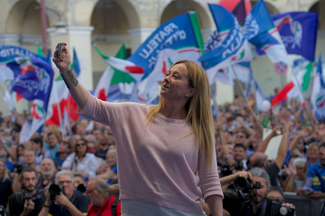 Giorgia Meloni, futura primera ministra de Italia. Foto: Facebook / Giorgia Meloni