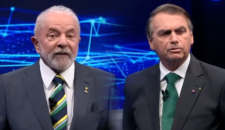Capturas de pantalla de momentos del debate. 