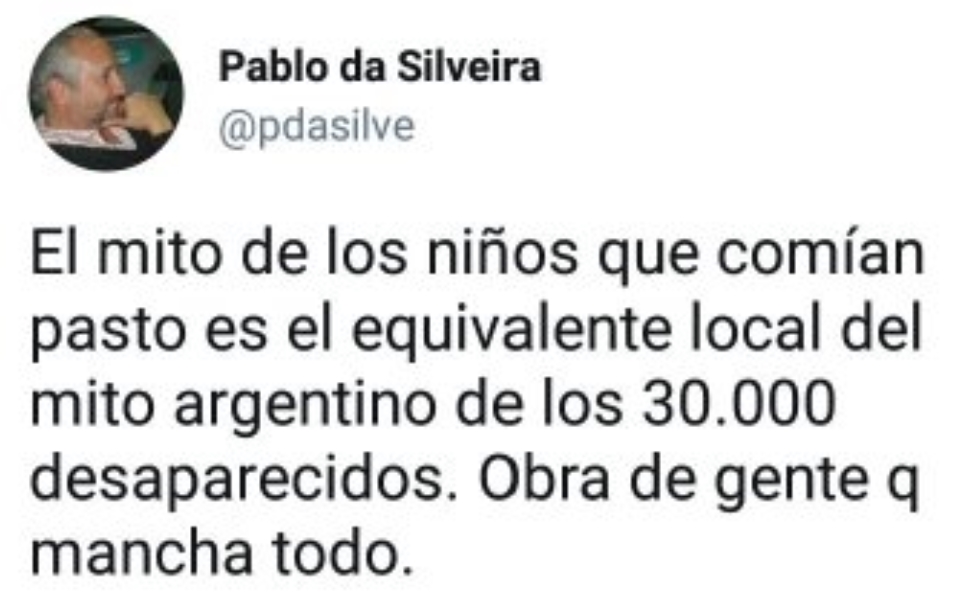 pablo da silveria mito 30000 dsaparecidos argentina