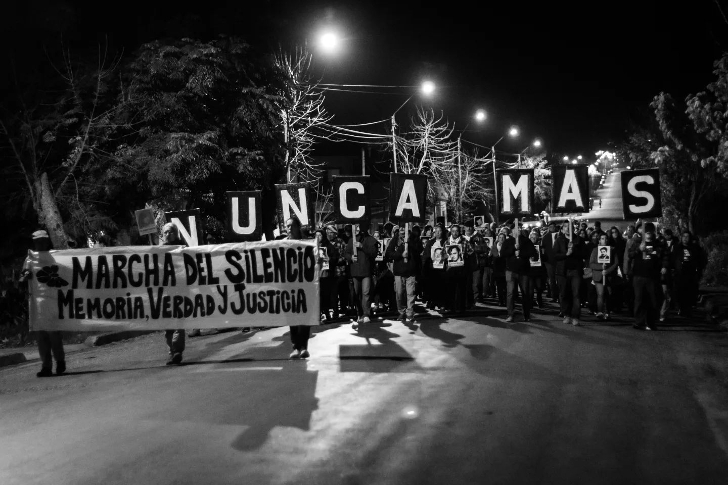 Marcha del Silencio en Lavalleja el pasado 20 de mayo. 