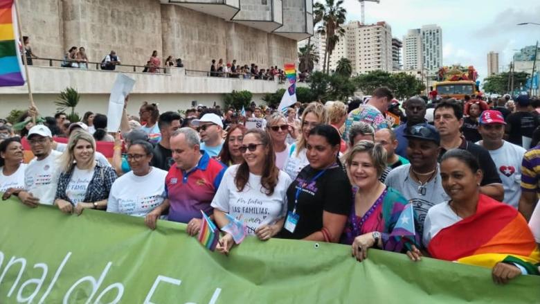 Marcha del orgullo LGBTIQ+ en La Habana, Cuba, el pasado 13 de mayo de 2023. 