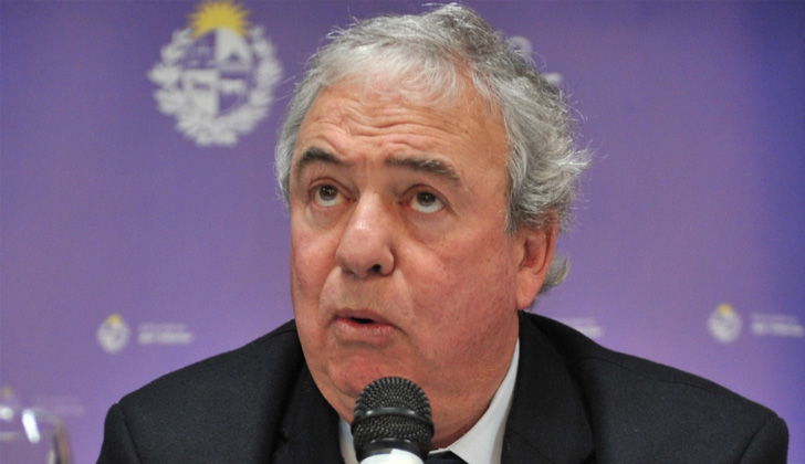 Luis Alberto Heber, ministro del Interior de Uruguay. 