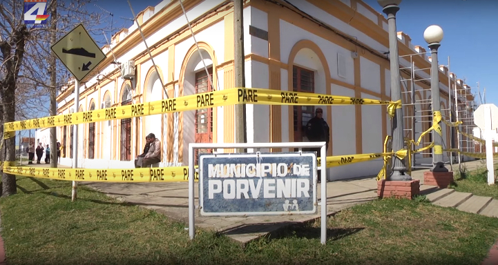 Alcaldía de Porvenir, Paysandú (captura de pantalla cortesía de Canal 4 de Paysandú)