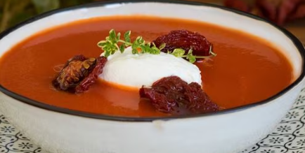 Sopa fría de tomate. Imagen ilustrativa.