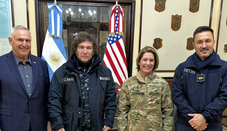 Javier Milei se reunió en Ushuaia con Laura Richardson, Jefa del Comando Sur de los Estados Unidos 
